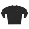Minimalist Compass Crewneck Sweatshirt — Small Chest Emblem