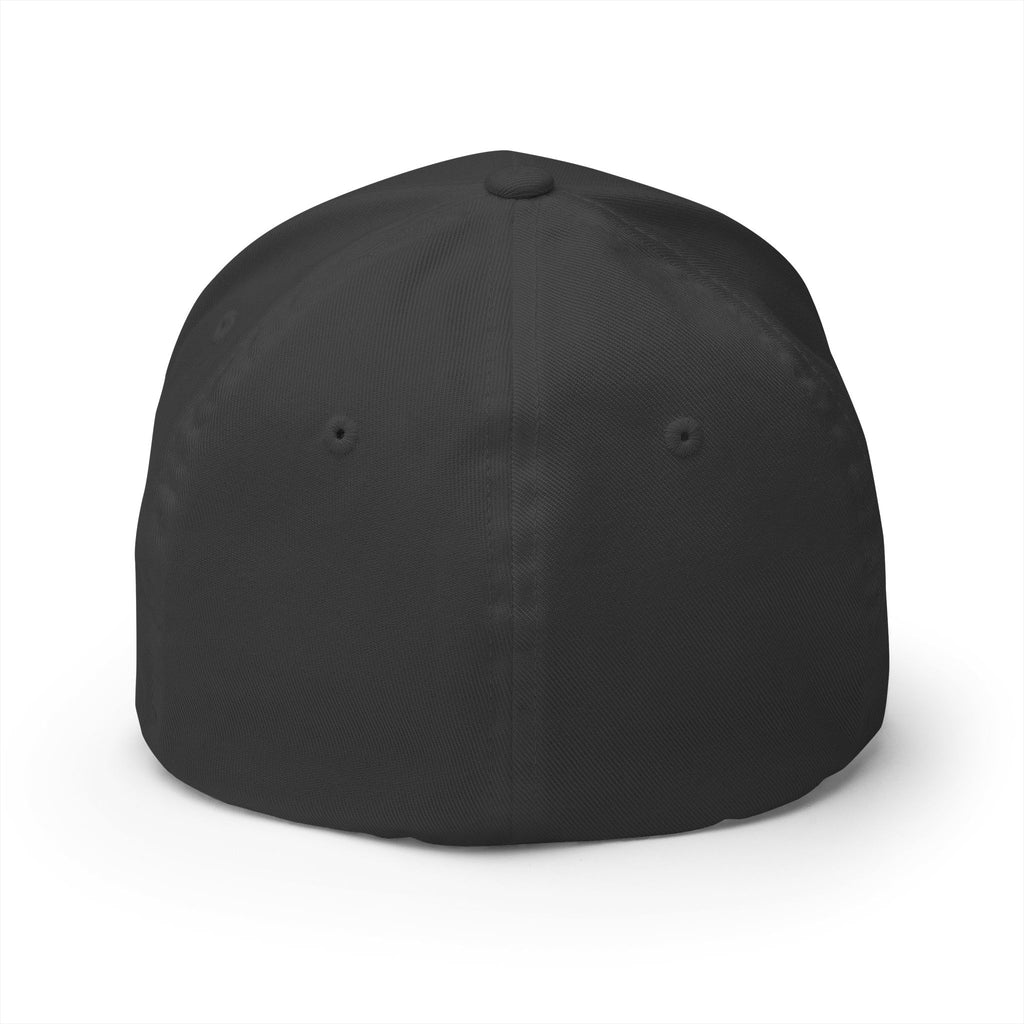 Embroidered Crown Badge Cap — Classic Structured Baseball Hat