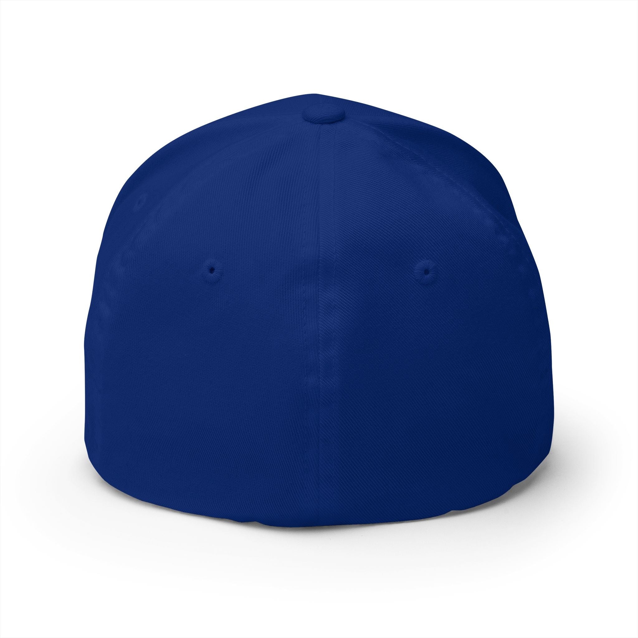 Embroidered Crown Badge Cap — Classic Structured Baseball Hat