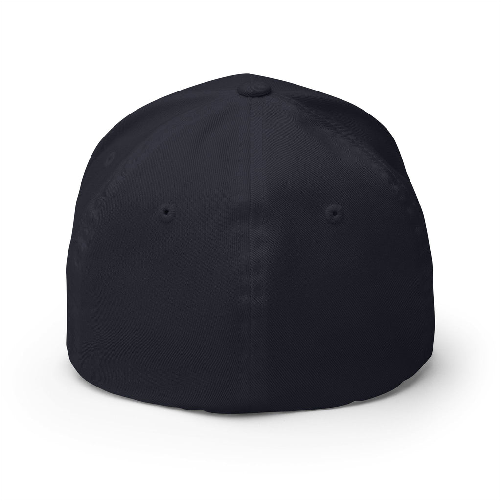 Embroidered Crown Badge Cap — Classic Structured Baseball Hat