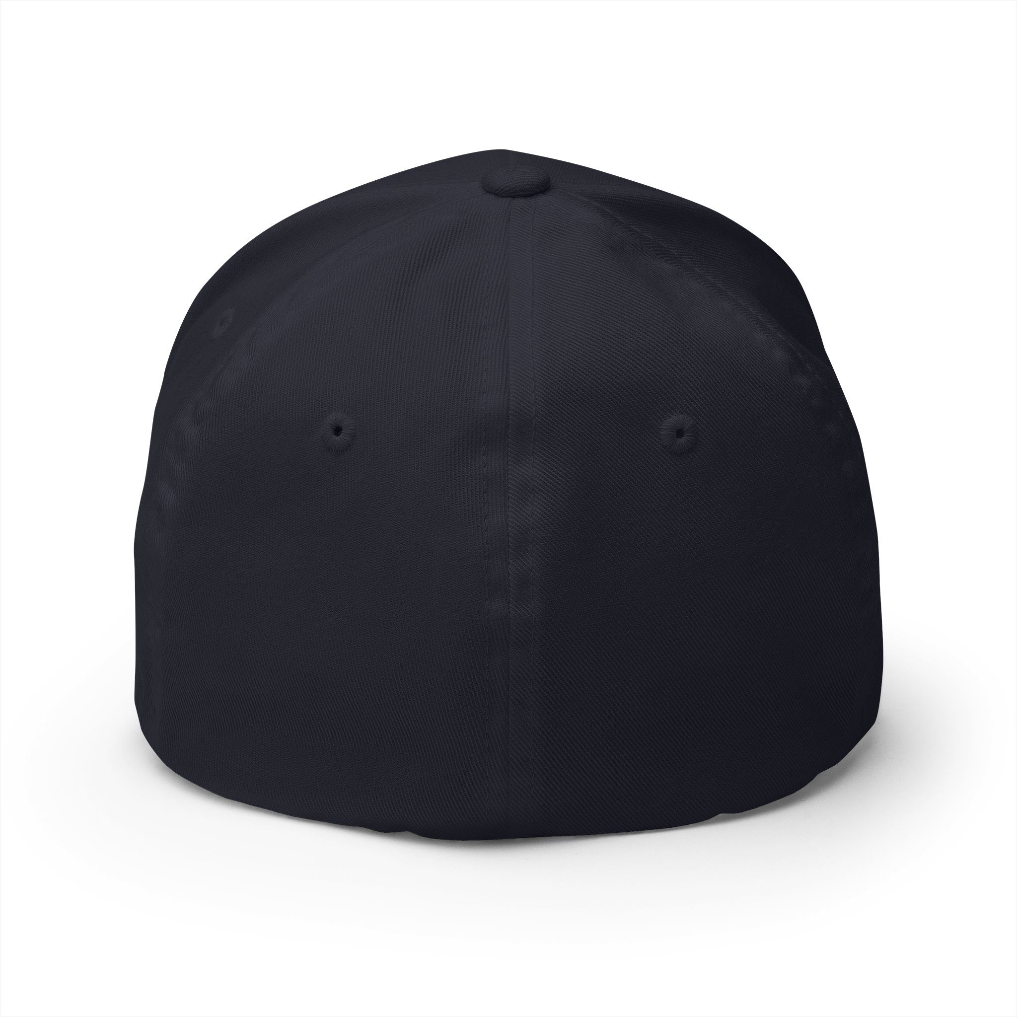 Embroidered Crown Badge Cap — Classic Structured Baseball Hat