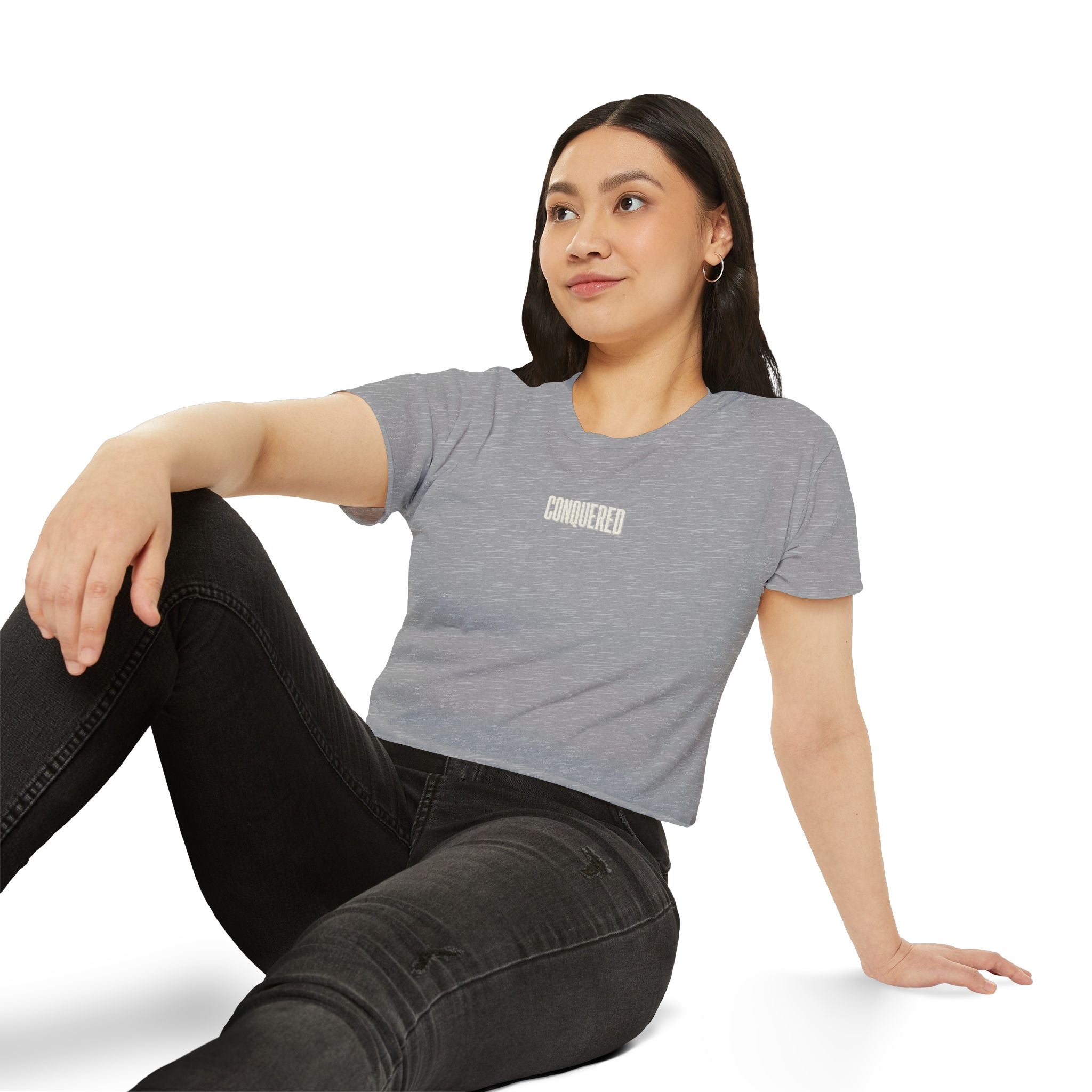 CONQUER Womens Crop-Top
