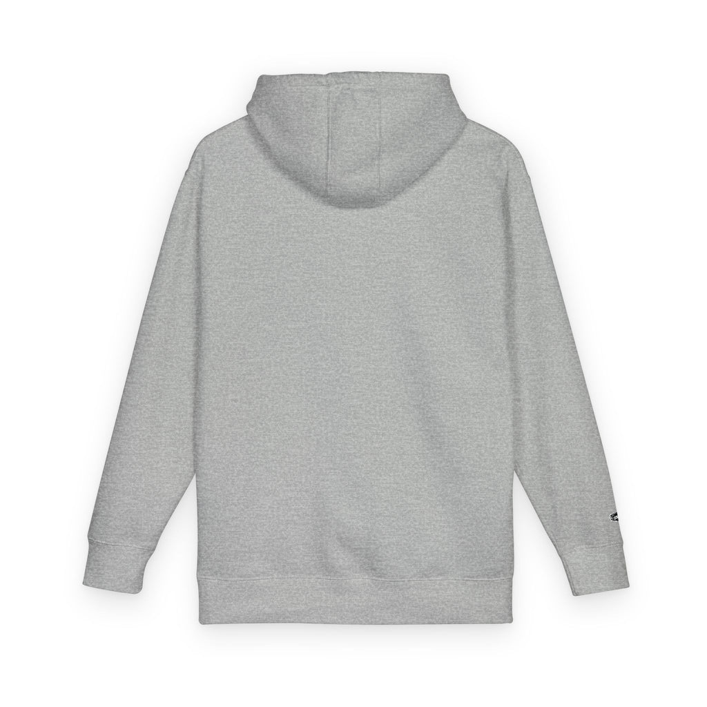 CONQUER Embroidered Hoodie — Soft White Fleece