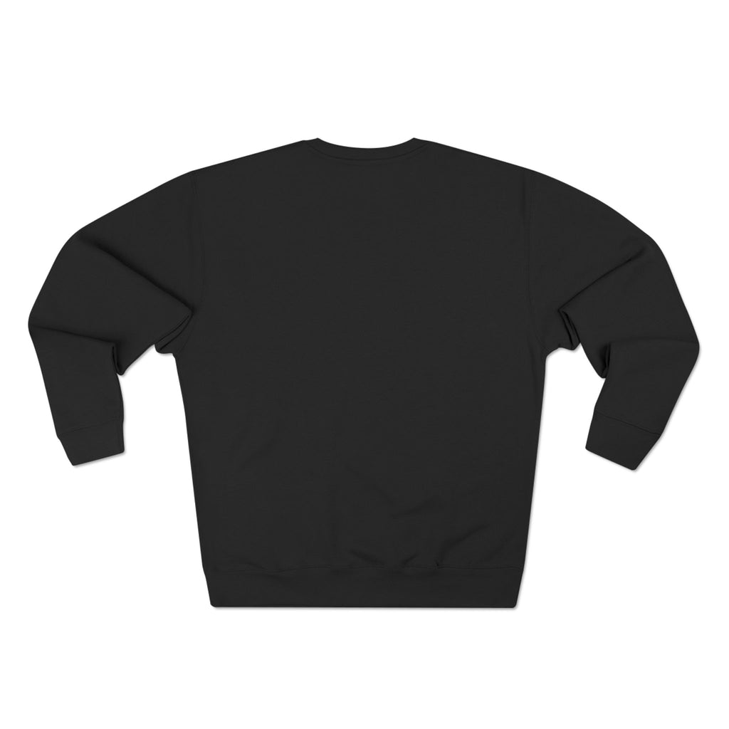 Minimalist Compass Crewneck Sweatshirt — Small Chest Emblem
