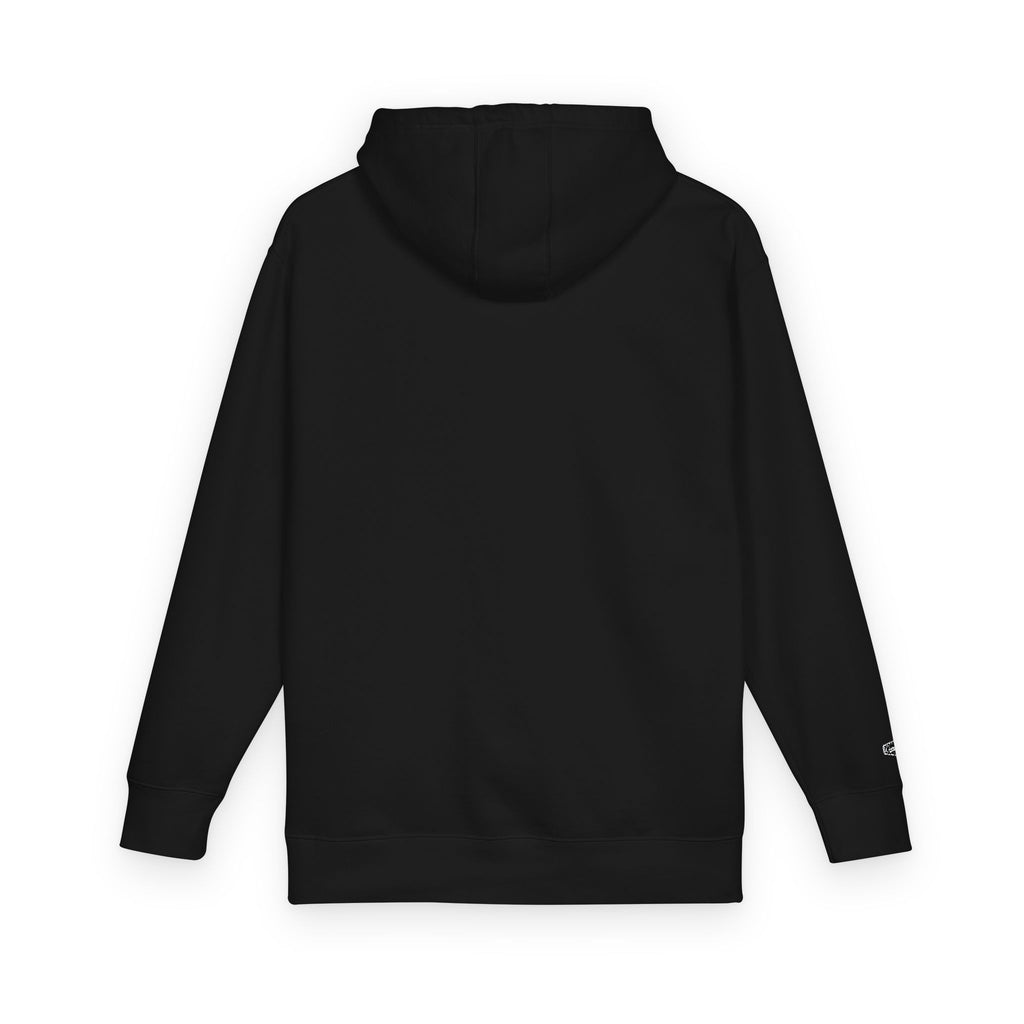 CONQUER Embroidered Hoodie — Soft White Fleece