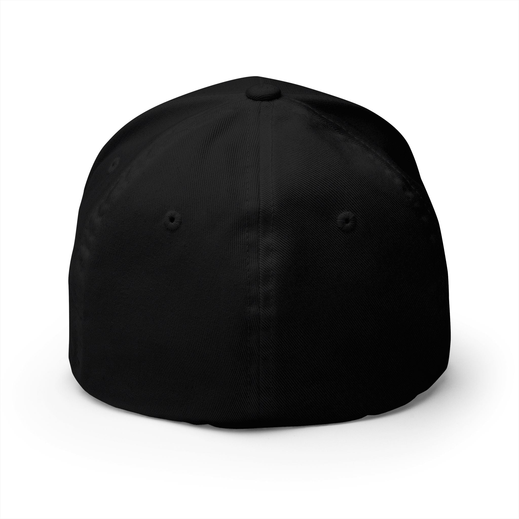 Embroidered Crown Badge Cap — Classic Structured Baseball Hat