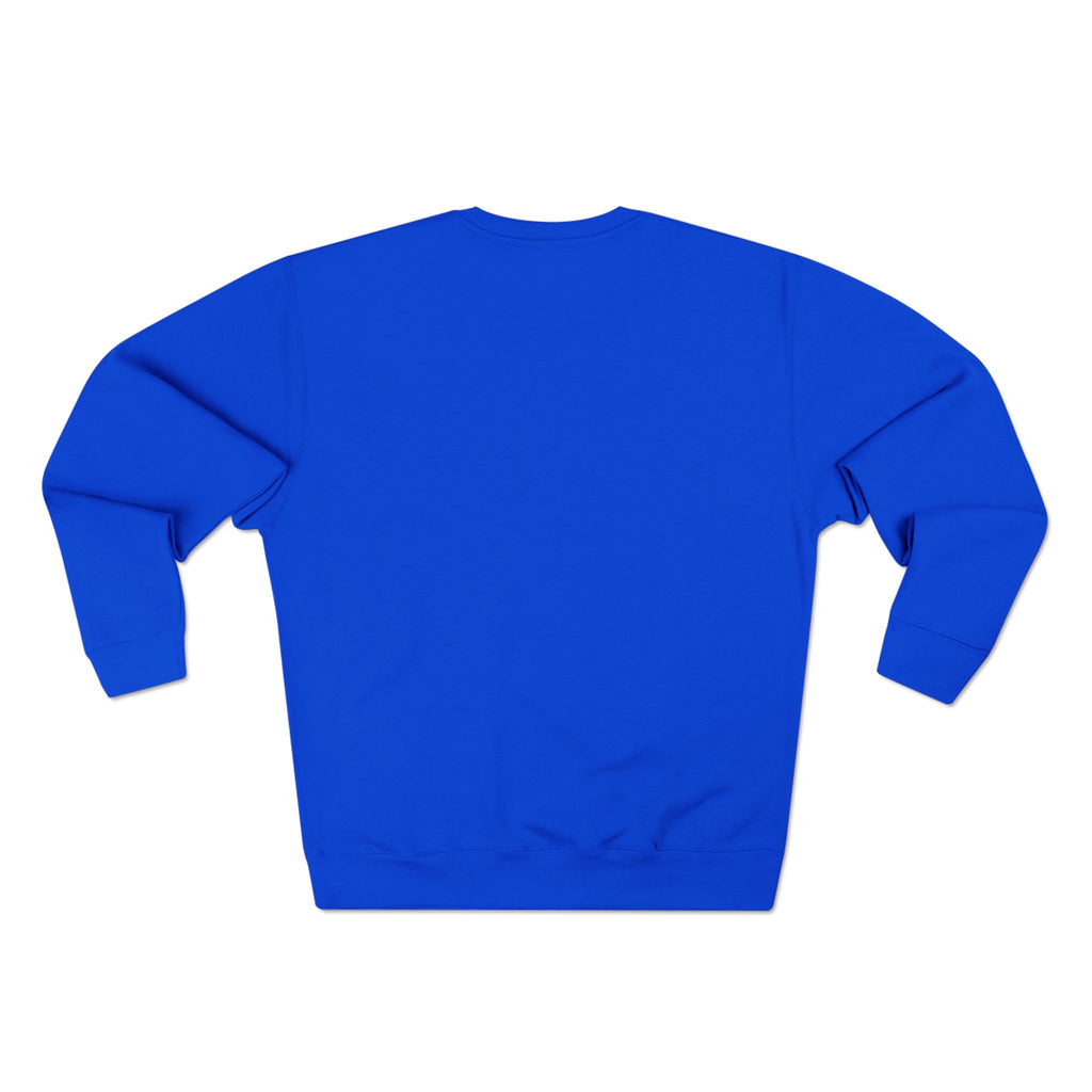 Minimalist Compass Crewneck Sweatshirt — Small Chest Emblem