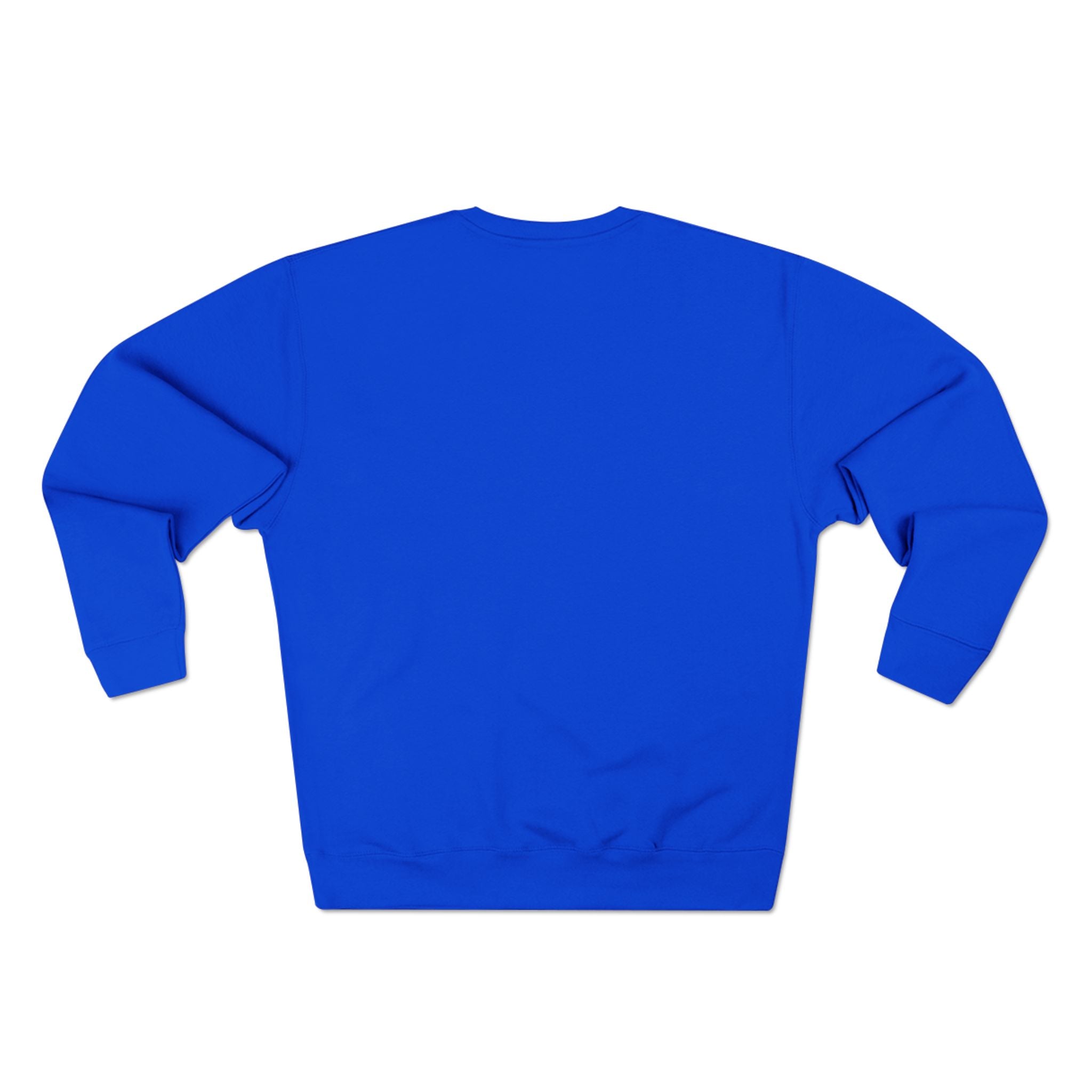 Minimalist Compass Crewneck Sweatshirt — Small Chest Emblem