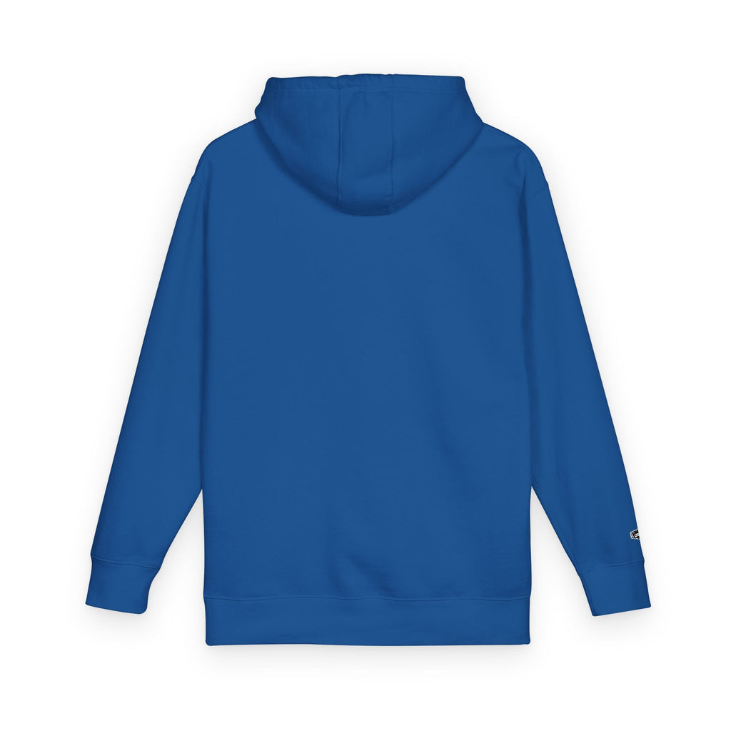 CONQUER Embroidered Hoodie — Soft White Fleece