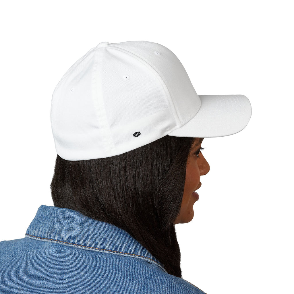 Embroidered Crown Badge Cap — Classic Structured Baseball Hat