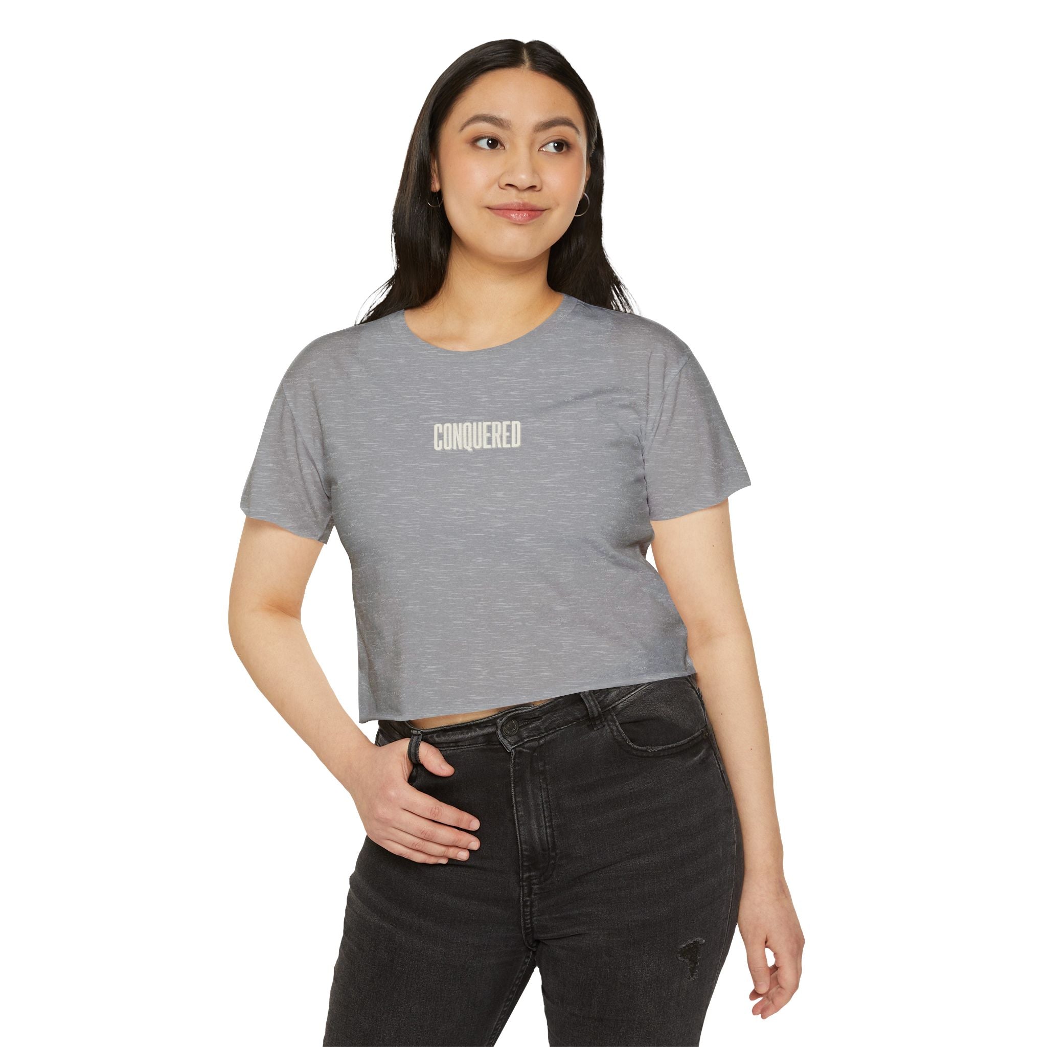 CONQUER Womens Crop-Top