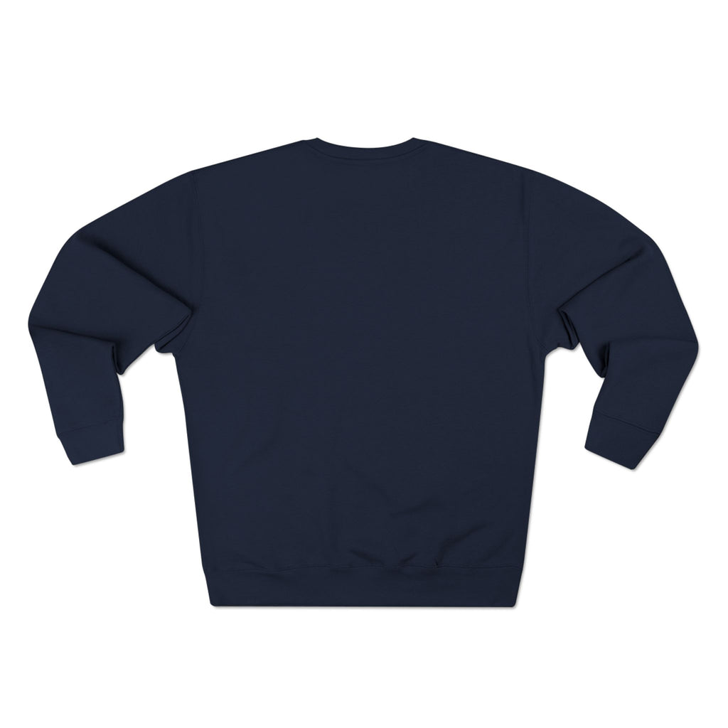 Minimalist Compass Crewneck Sweatshirt — Small Chest Emblem
