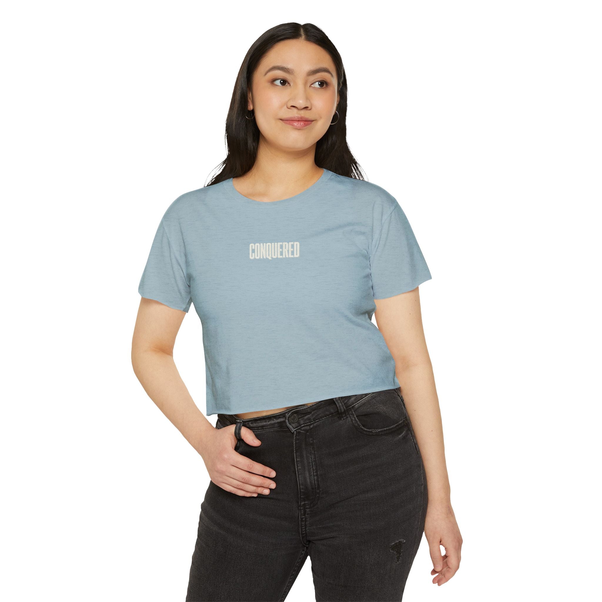 CONQUER Womens Crop-Top