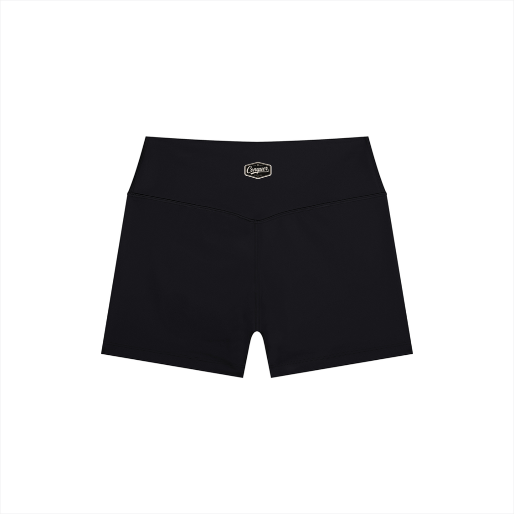 Conquered Women’s High Rise Yoga Shorts