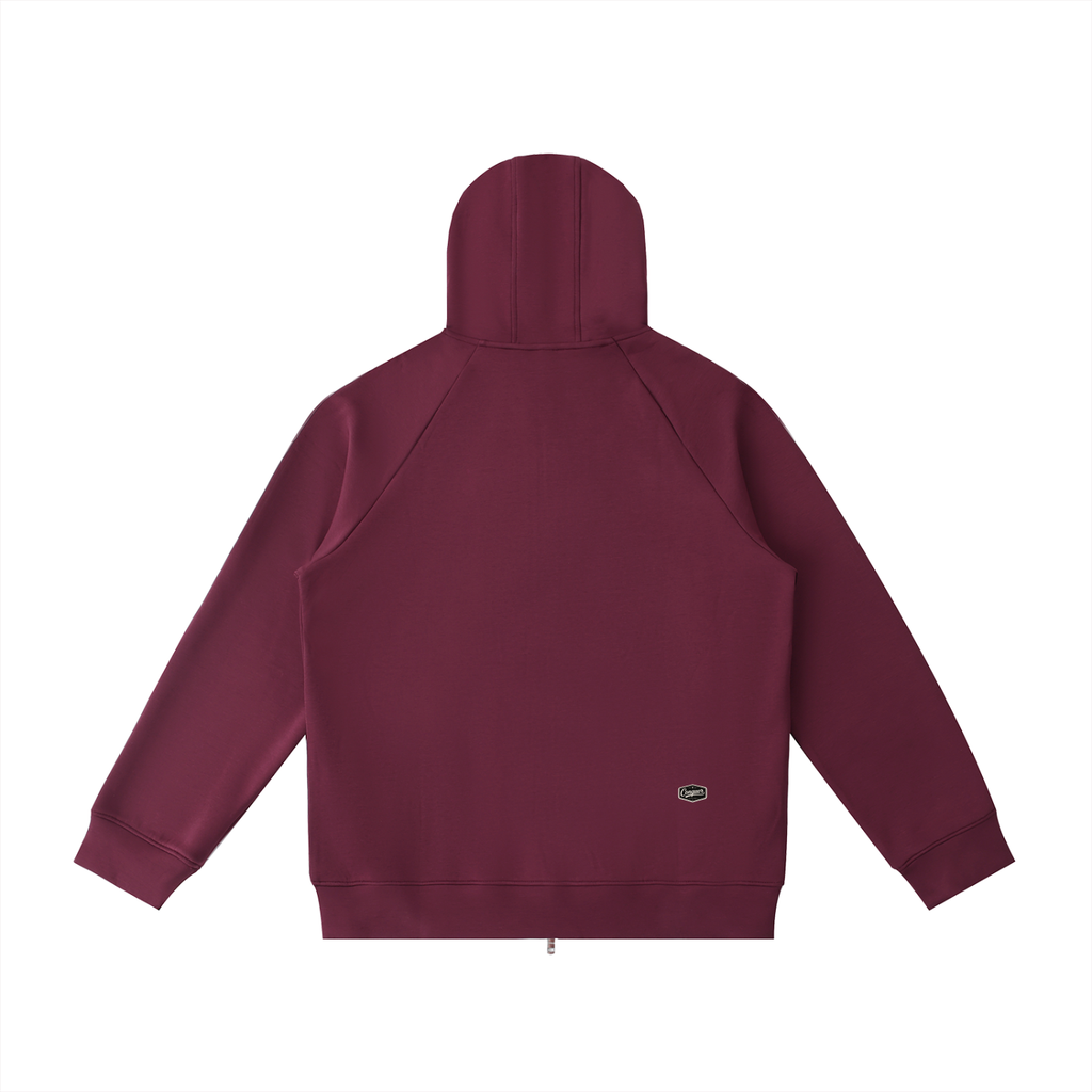 Conquered Heavyweight Raglan Sleeve Zip Hoodie