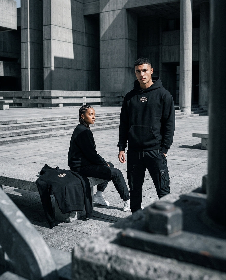 Hoodie — Urban Concrete Lifestyle | Generated by Modelize